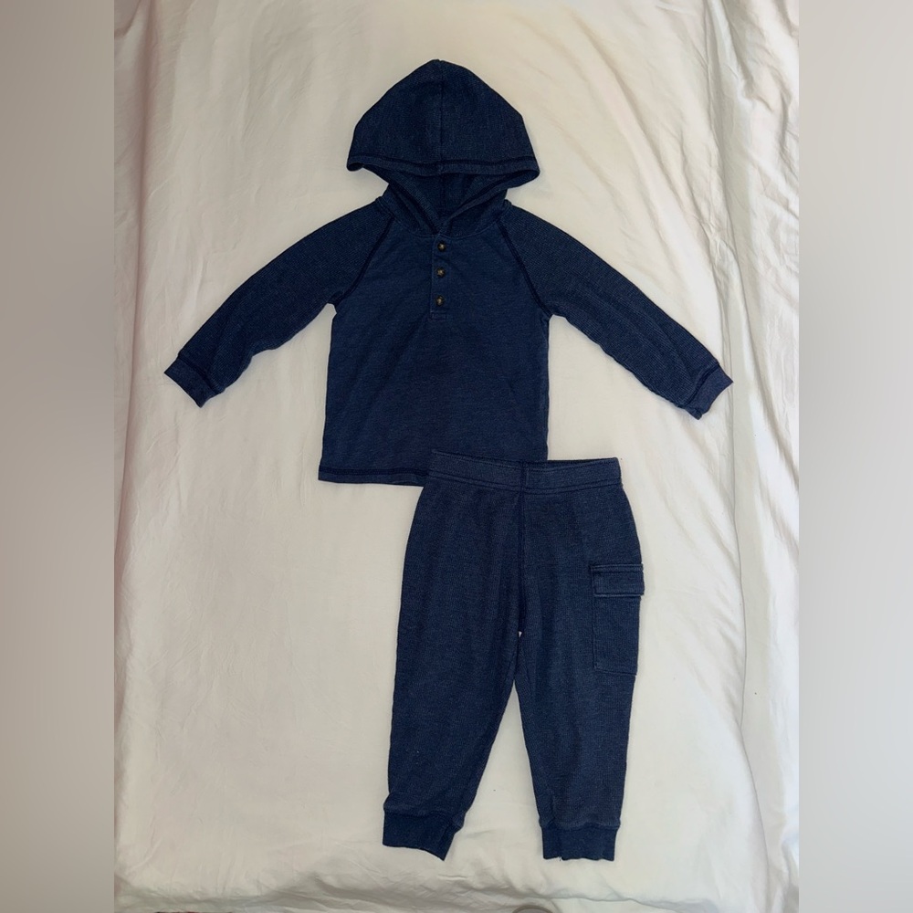 Carter's 2-Piece Blue Hooded Outfit